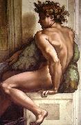 Michelangelo Buonarroti Ignudo oil painting